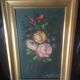 Oil painting bouquet of flowers