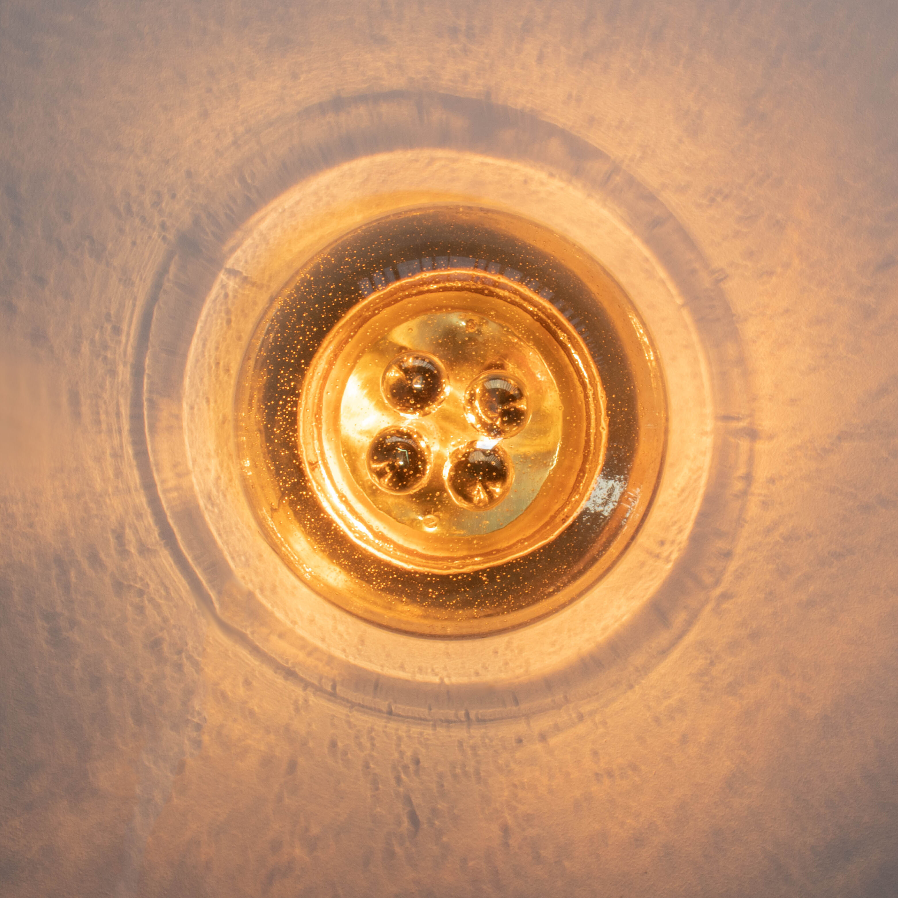 Wall Sconce by Glashütte Limburg