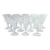 12 white wine glasses St Louis model Camargue