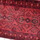 Tapis vintage afghan Ersari fait main en laine – 84 x 296 cm – Années 1970