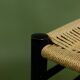 Vintage Italian cord chair from the 1960s by Gio Ponti.