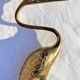 Heron or brass wading bird around the 1960s/1970s