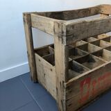 Wooden case for bottles