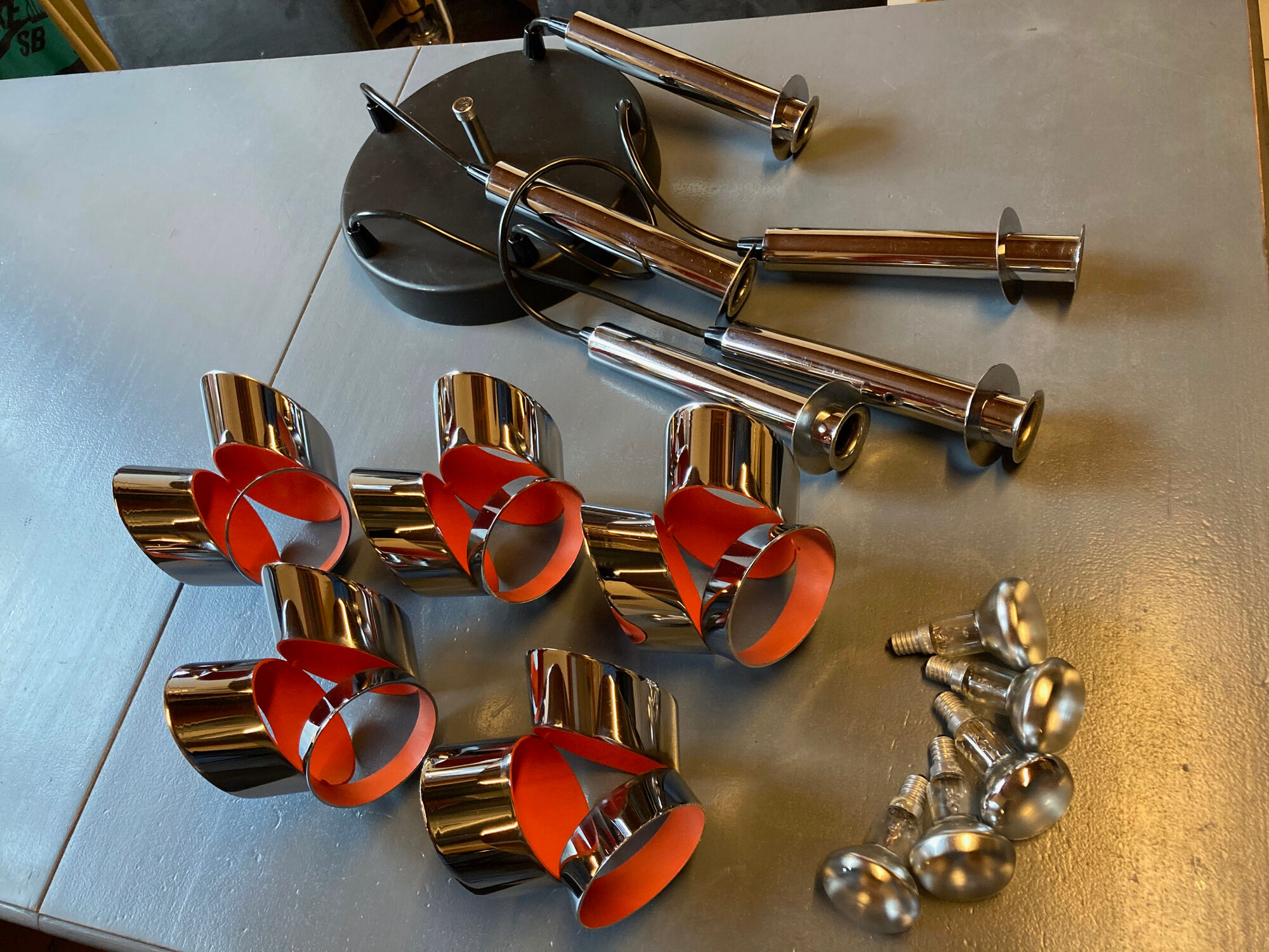 Vintage Suspension 1960 RAAK - 5 lights
