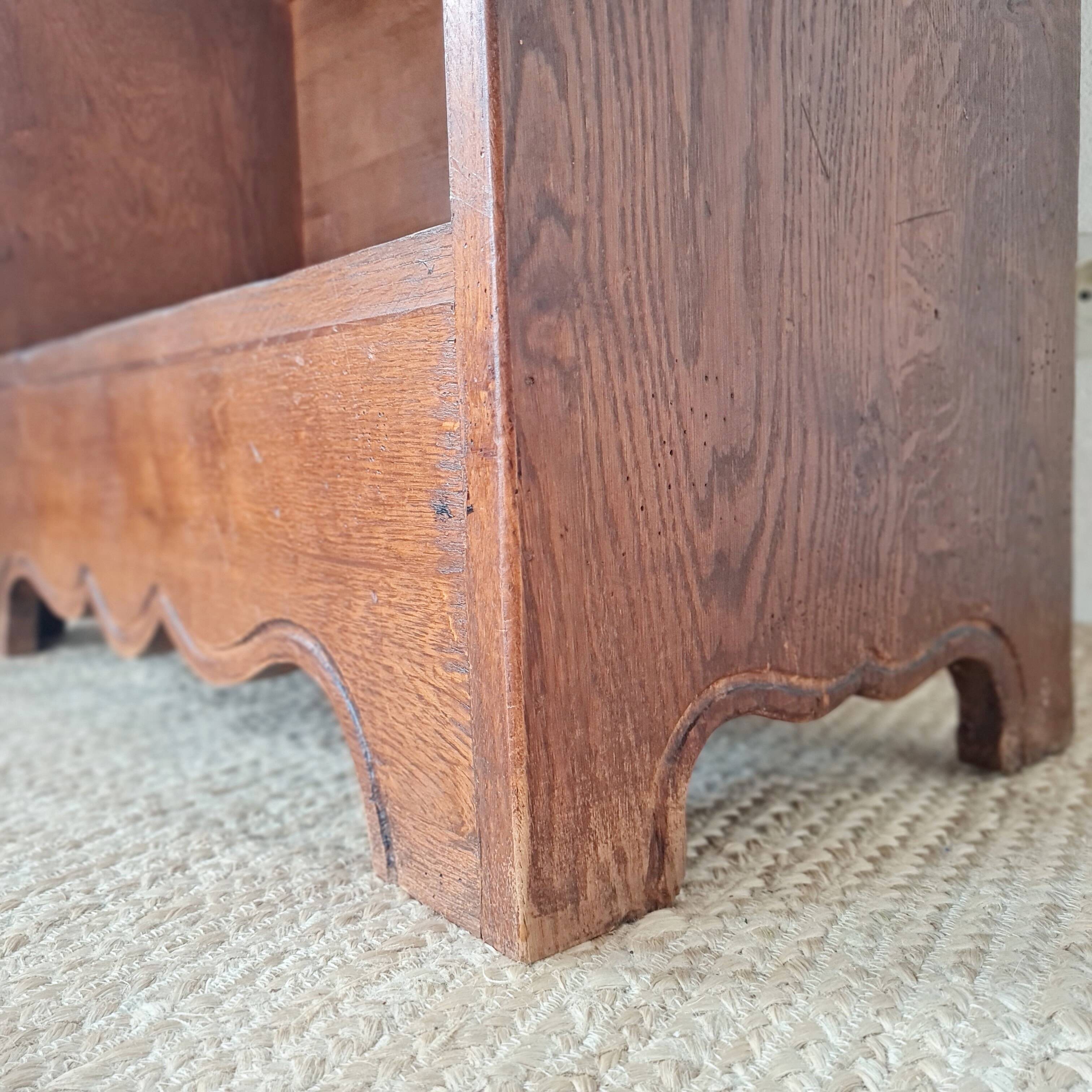 Ancient library in solid wood