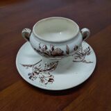 Service de table LONGCHAMP Terre de fer modèle Small bird 43 pièces