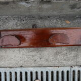 Coatrack wood 6 hooks industrial or school
