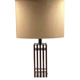 Hollywood regency wood and lucite table lamp base, Italy, 1970s