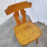 Set of 2 Vintage Wooden Tyrolean Dining Chairs by Ruko Sessel Alois Koller