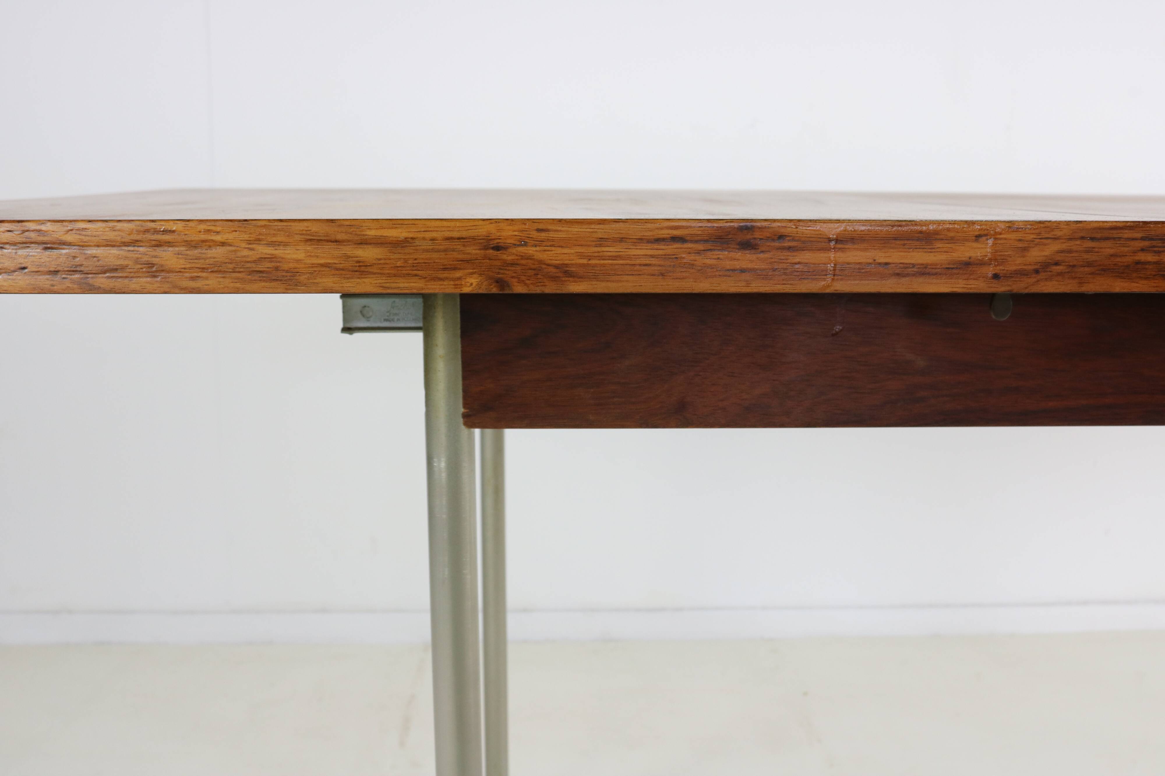 Sixties design rosewood dining table by Cees Braakman for Pastoe