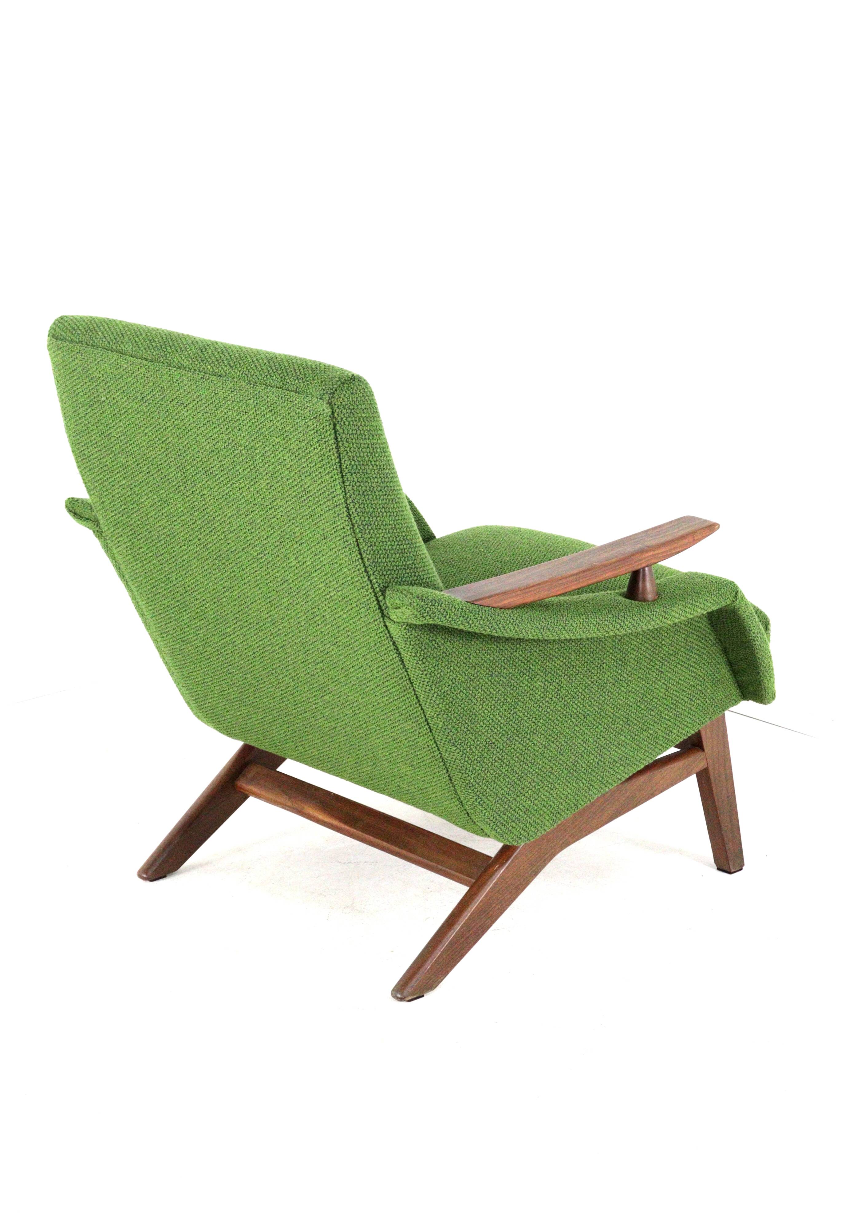 mid century teak Armchair 'Breda' | - fully restored + new upholstery