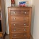 Art Deco chest of drawers 1940 vintage