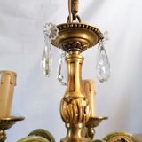 5-light bronze chandelier