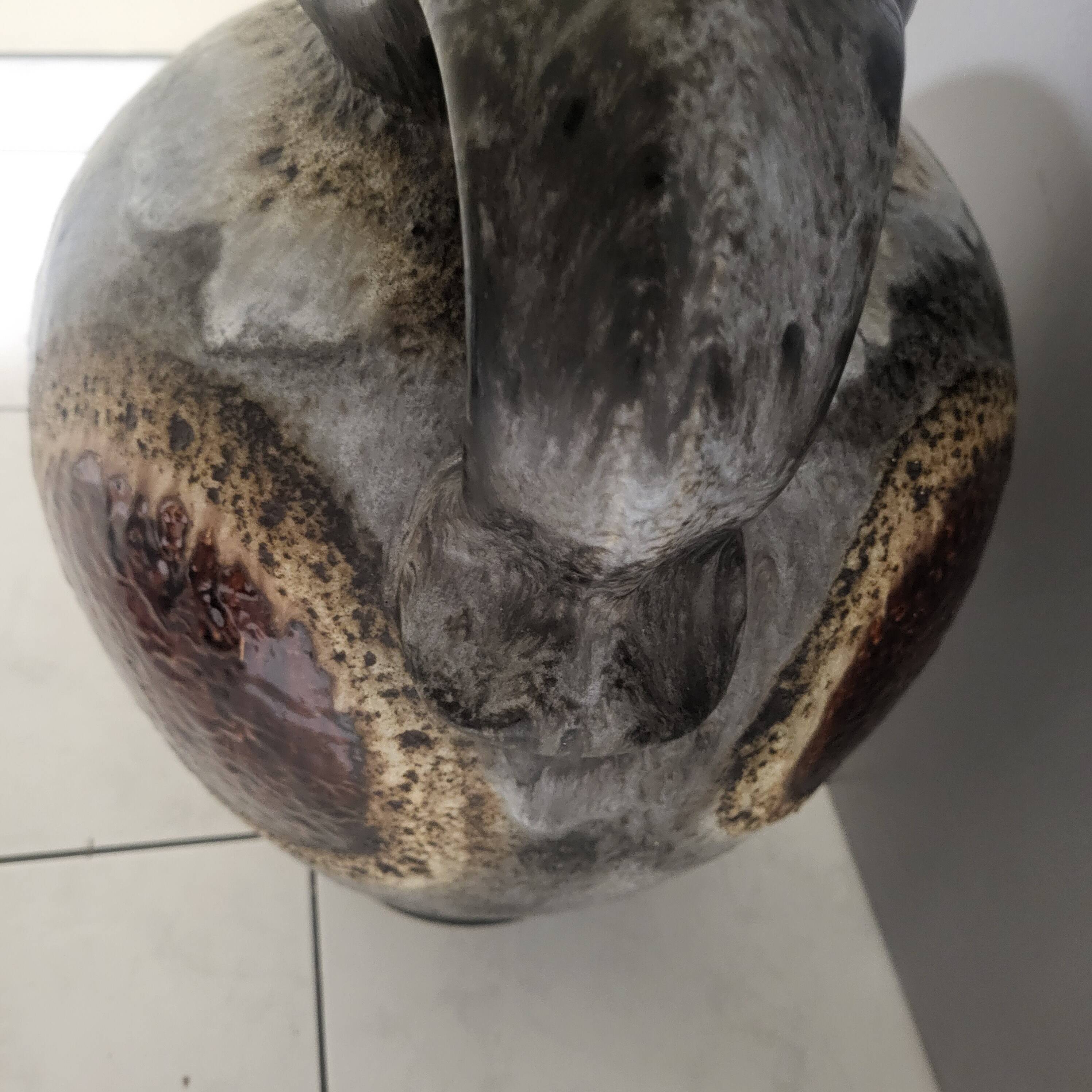 Large Dumler and Breiden floor vase, west germany, 1970