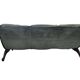 Vintage blue three-seater sofa