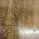Antique wooden desk with a drawer.