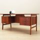 Bureau en teck, design danois, années 1970, fabrication : Omann Jun