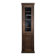 Colonne vitrine rustique en chêne massif