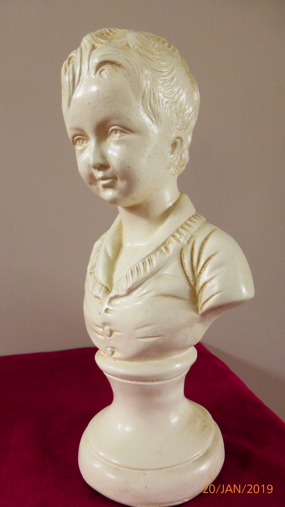 Pair of ceramic busts