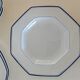 Set of 8 Raynaud Limoges porcelain plates