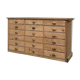 Bank store counter with drawers, circa 1900.