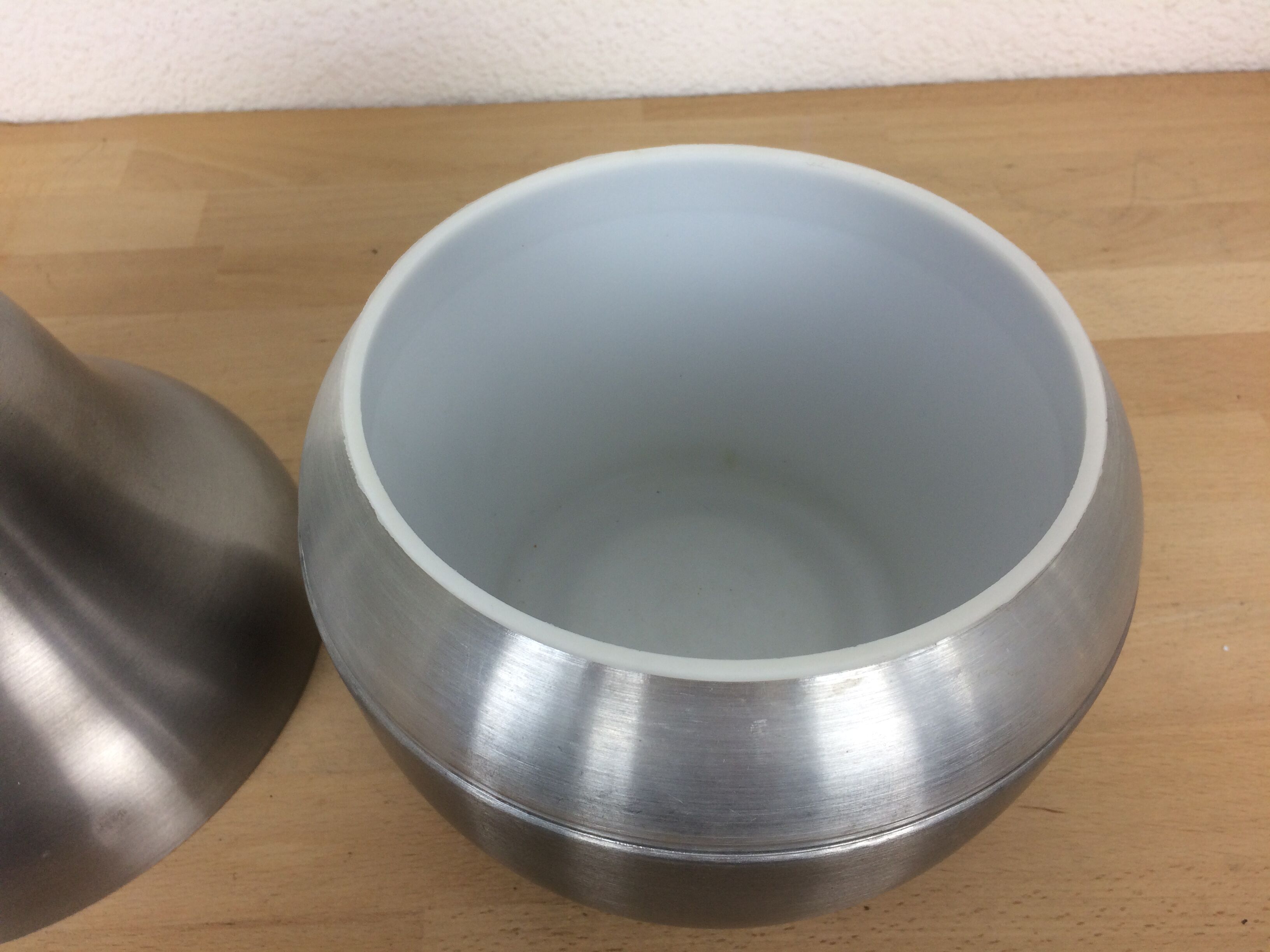 70s aluminum pear ice bucket