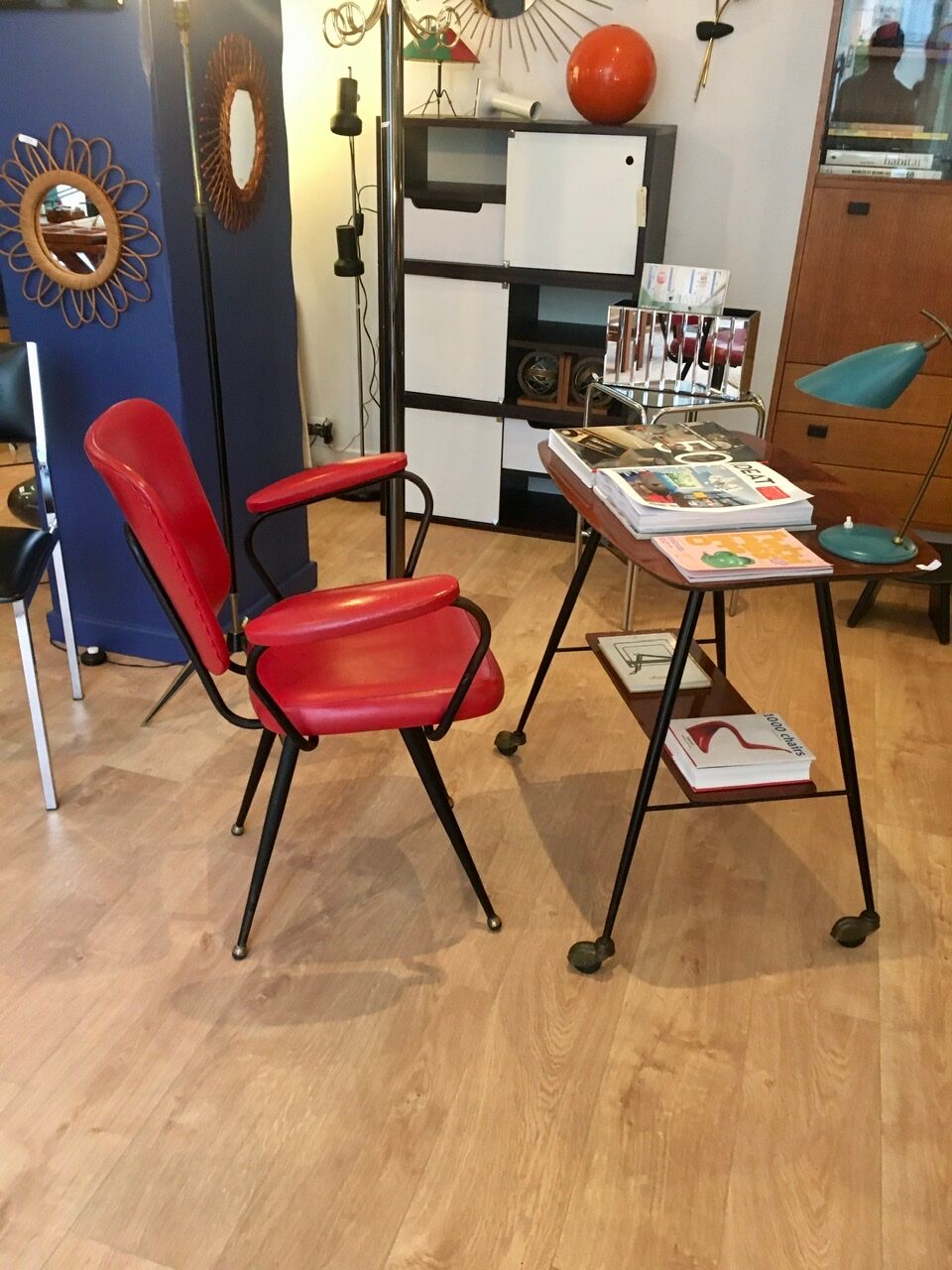 Chaise de bureau vintage
