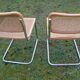 Chaises cesca B32 par Marcel Breuer 1980