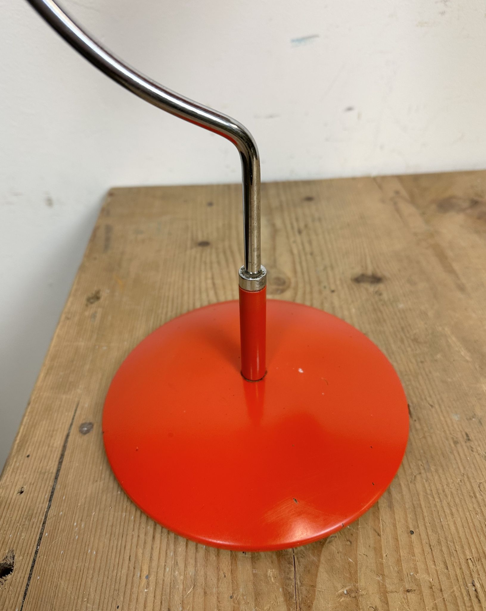 Red Table Lamp by Josef Hurka for Napako, 1960s