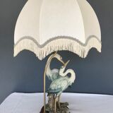 Herons lamp, capodimonte G.Armani 1960/70