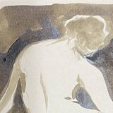 Painting signed in Chinese ink “female back”
