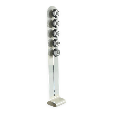Vintage Italian Chromed Space Age "UfO" Floor Lamp in the Style of Reggiani