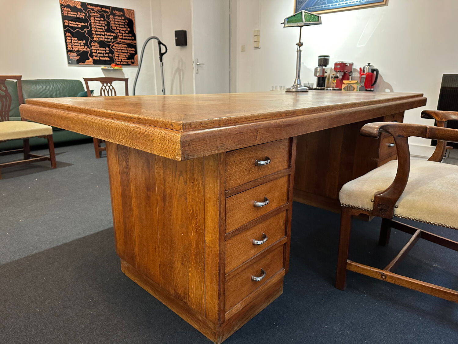 Very large desk from the 1930s.