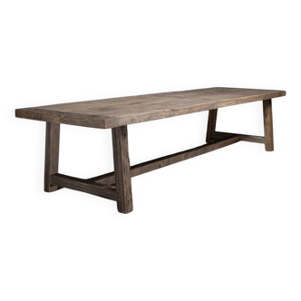 Founder Solid Oak Farmhouse Table - 200cm long