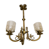 Ancien lustre à gaz transformé