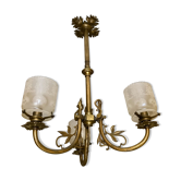Ancien lustre à gaz transformé