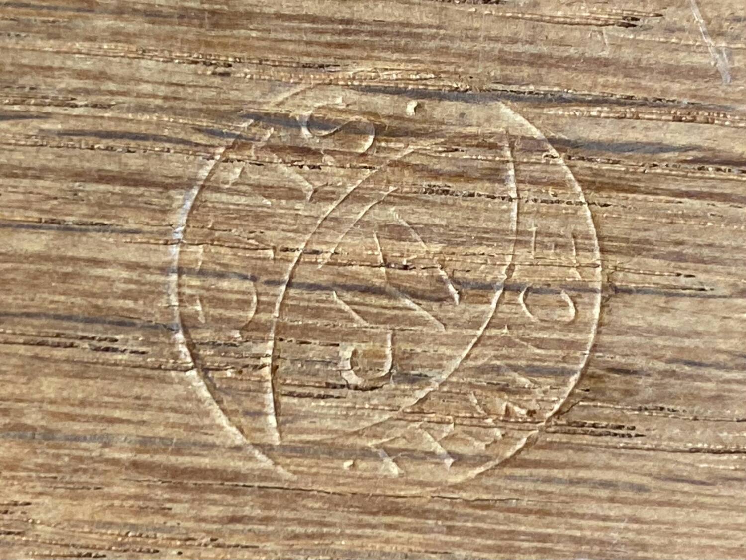 Office storage with plain curtains France JM Paillard vintage design bauhaus art deco 1900