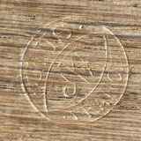 Office storage with plain curtains France JM Paillard vintage design bauhaus art deco 1900