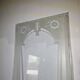 Art Deco engraved glass door panel