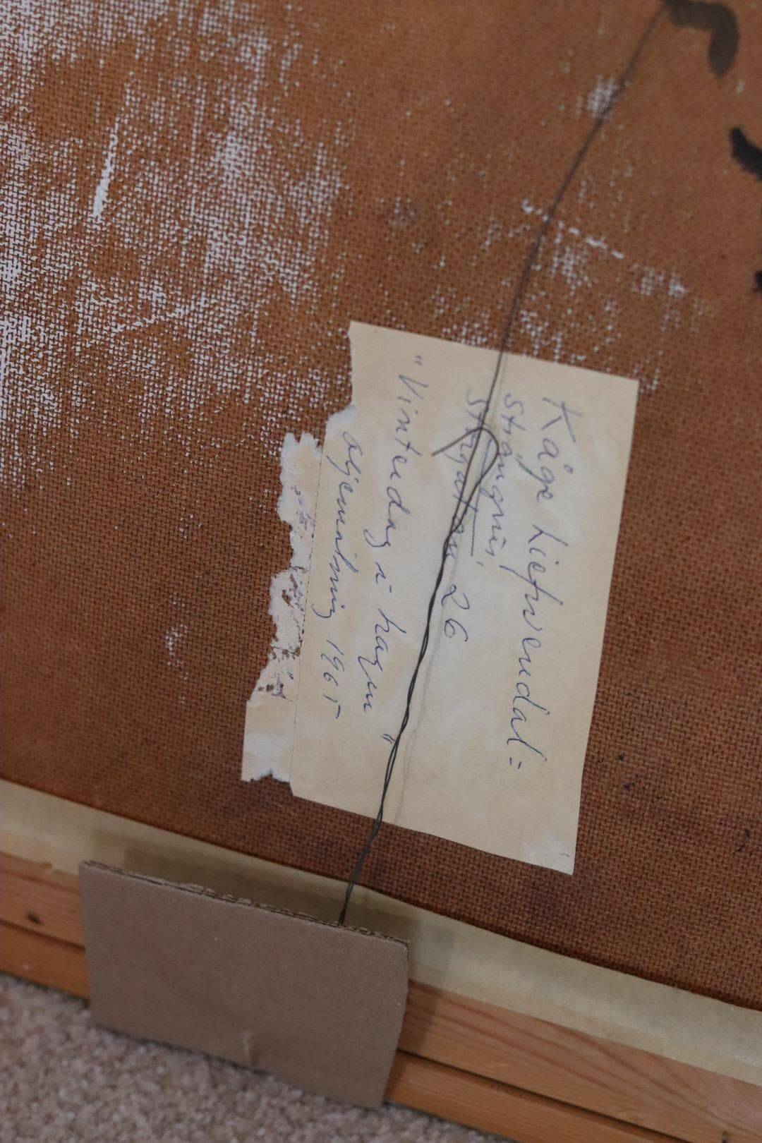 Winter day in the garden by Kåge Liefwendal 1960s