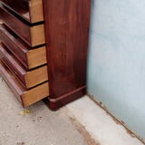 Semainier Louis Philippe mahogany