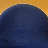 Pair of heaters ATAL - Made of blue wool fabric - Design from the 1970s