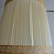 Lampshade fabric pleated fringes