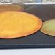 Set of 4 vintage metallic wall decorations