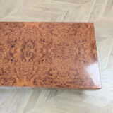 Table basse en loupe d'orme