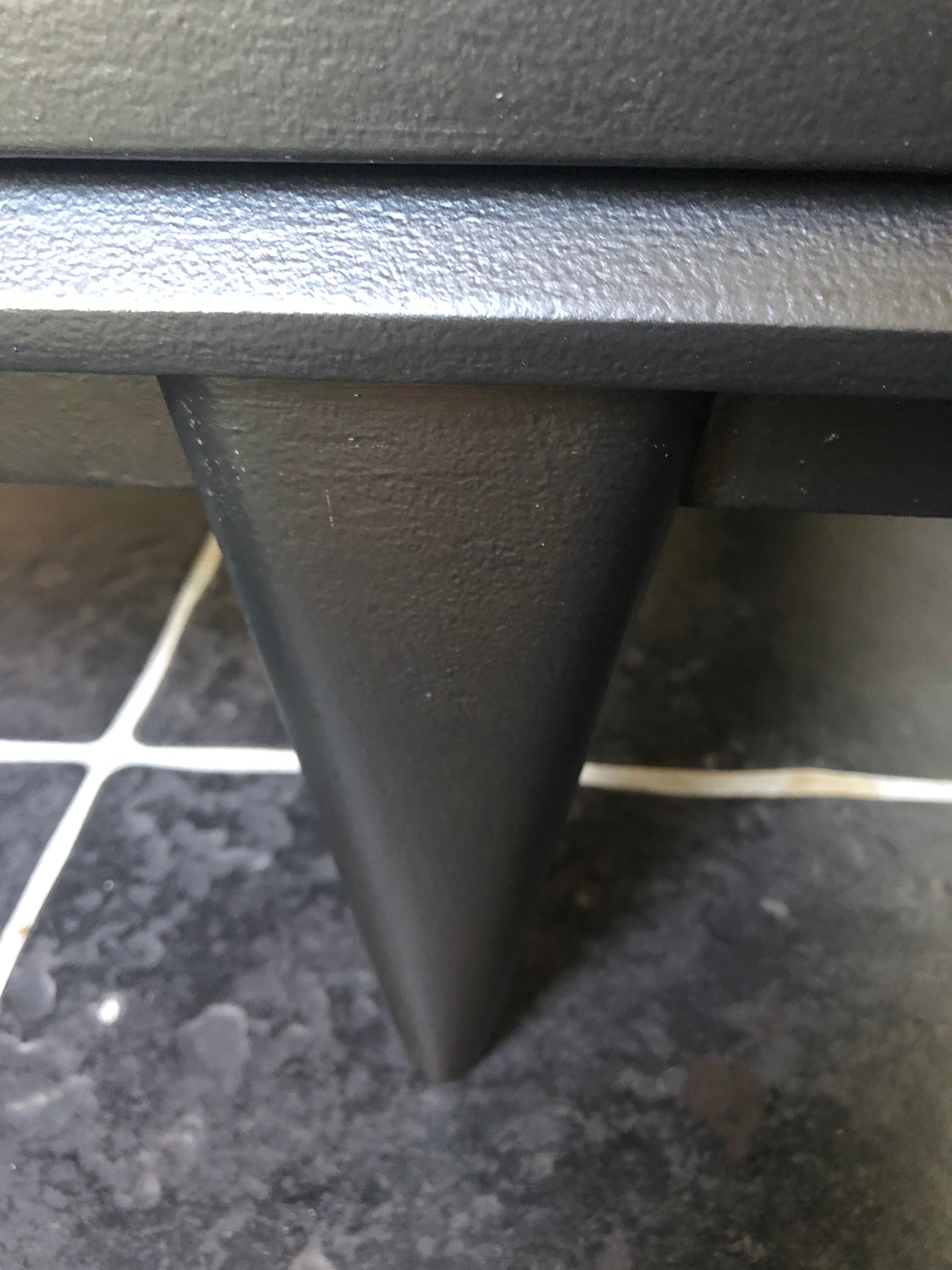 Black vintage dresser