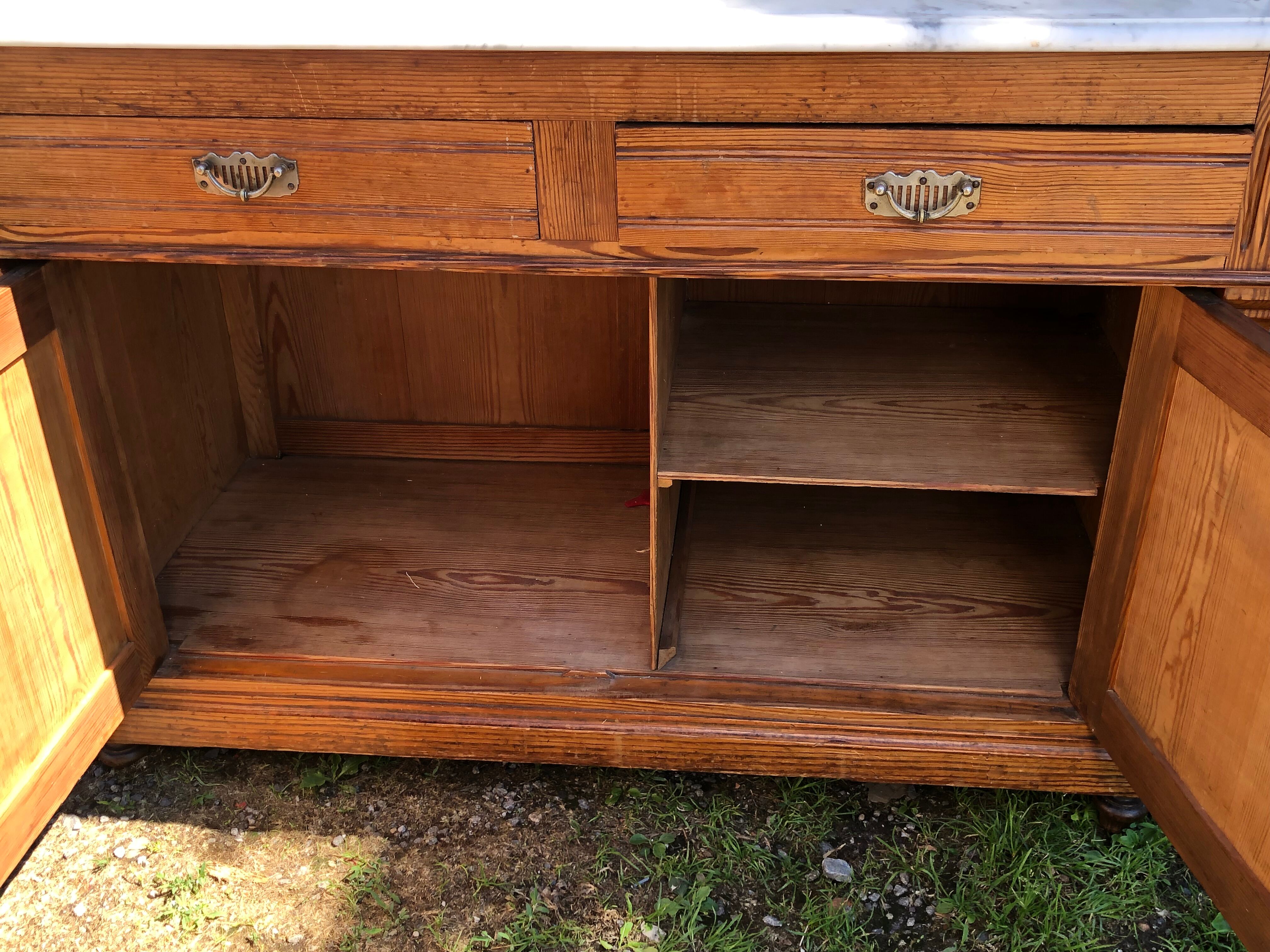 Toilet cabinet 1900 top marble pitchpin / bathroom furniture / sink