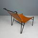 A. A. Dolleman Lounge Chair by Metz & Co, Mid-Century Leather & Metal