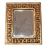 François Lembo mirror in gold ceramic