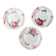 Terre de Fer Digoin plates, vintage rose